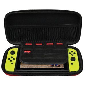 Ematic Nintendo Switch Carrying Case with 8-Game Cart Slots and Screen Protector